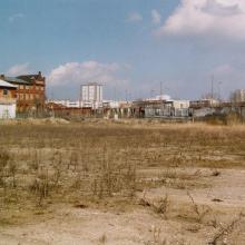 Eine innerstädtische Brachfläche