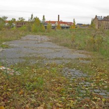 Eine innerstädtische Brachfläche