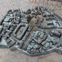 Blindenmodell der Innenstadt von Osnabrück
