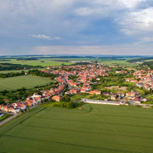 Luftbild des Ortsteils Westerhausen (Thale) am Harz