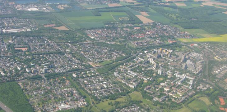 Luftbild: Siedlungsfläche in Deutschland