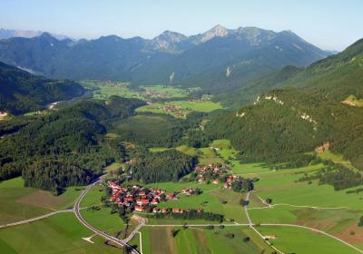 Luftansicht von Schleching