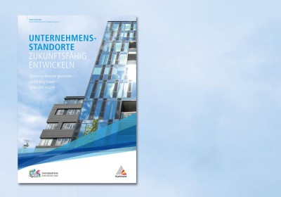Titelblatt "Unternehmensstandorte zukunftsfähig entwickeln"