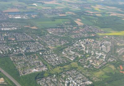Luftbild: Siedlungsfläche in Deutschland